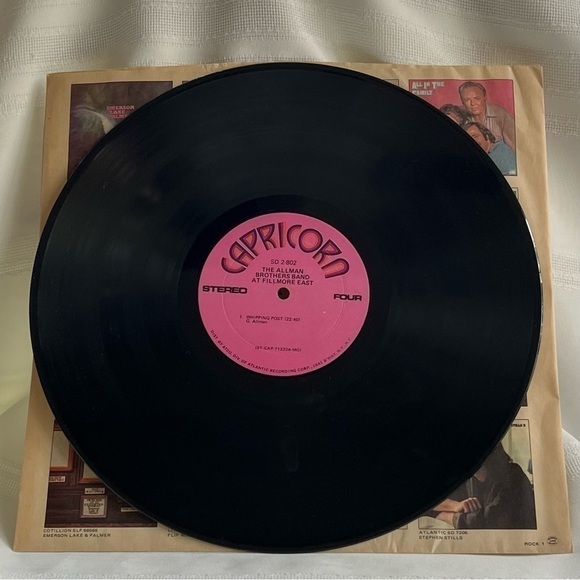 The Allman Brothers Band At Fillmore East Double Album 1971 EUC Original Sleeves - Picture 11 of 16